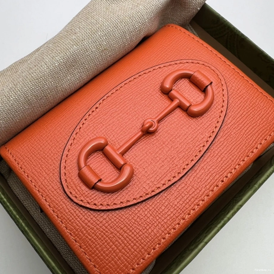 First bag ru wallet card Gucci case 1955 Horsebit 0708